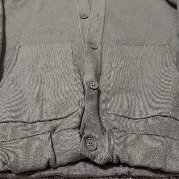 Zara Men’s Taupe Button-Up Cardigan - Picture 2 of 4